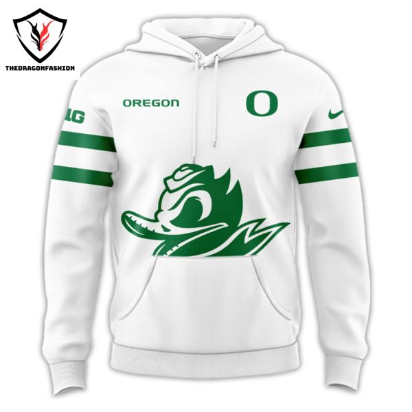 Personalized Oregon Ducks Football 2024-2025 Hoodie – White