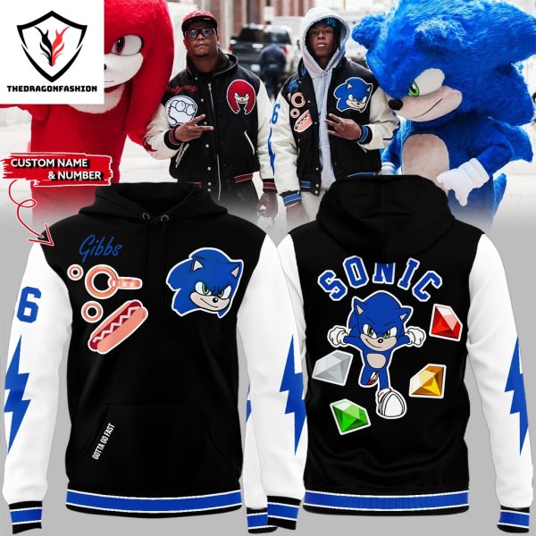 Personalized Sonic x Detroit Lions Hoodie