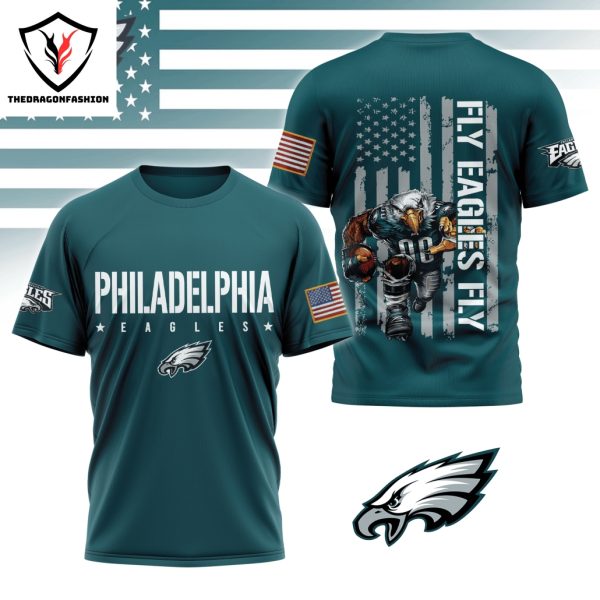 Philadelphia Eagle Fly Eagle Fly 3D T-Shirt