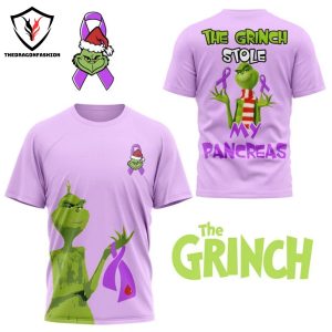 The Grinch Stole My Pancreas 3D T-Shirt – Purple