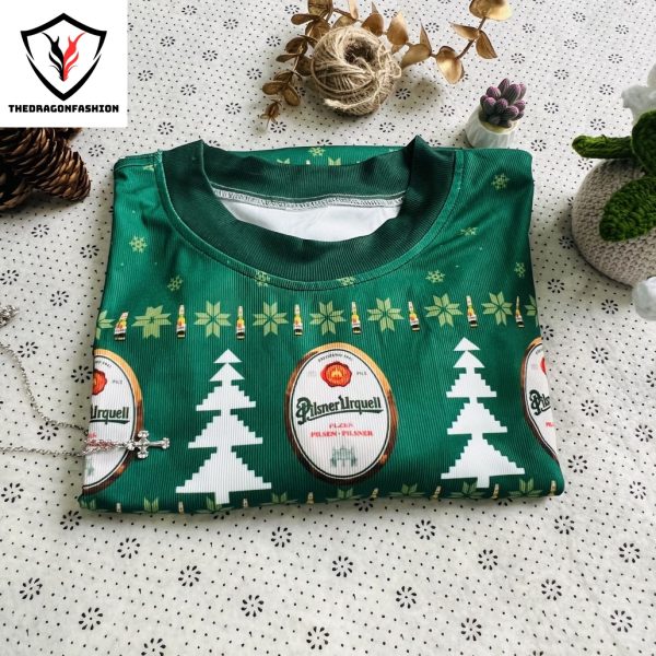 Pilsner Urquell Beer Ugly Christmas Sweater