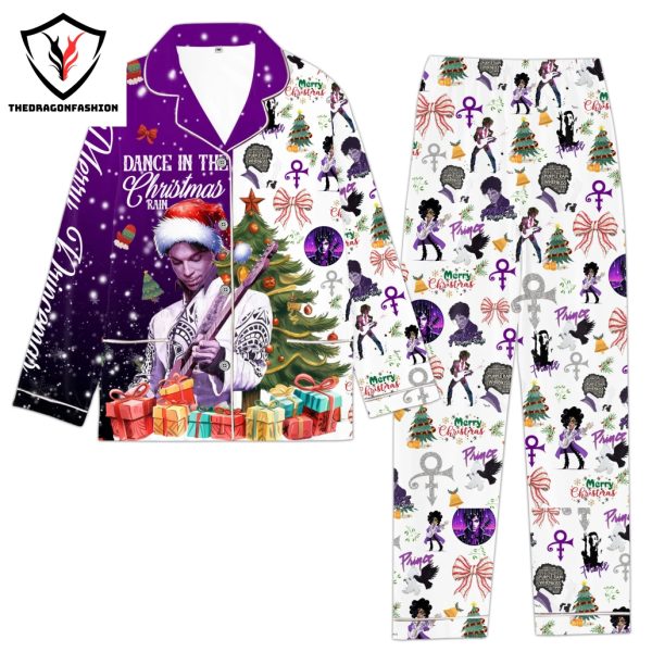 Prince Dance In The Christmas Rain Pajamas Set