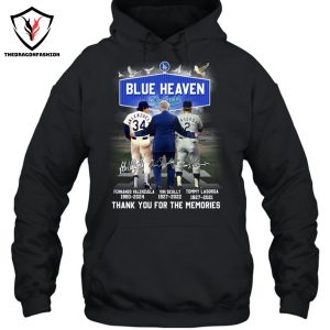 Blue Heaven Los Angeles Dodgers Signature Thank You For The Memories Unisex T-Shirt