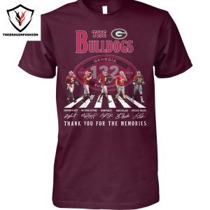 The Georgia Bulldogs 1892-2024 Signature Thank You For The Memories Unisex T-Shirt