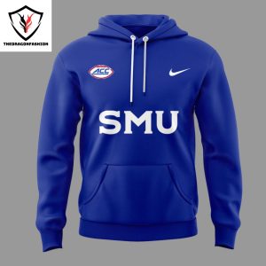 SMU Mustangs Football For Fans Hoodie – Blue