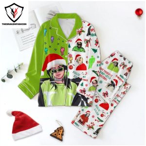 Billie Eilish Happy Holiday Pajamas Set