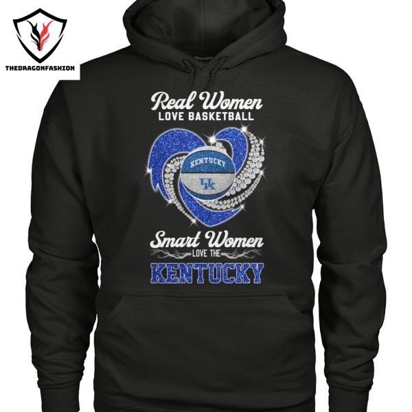 Real Women Love Basketball Smart Women Love The Kentucky Wildcats Unisex T-Shirt