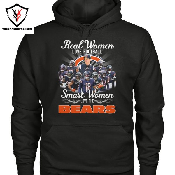 Real Women Love Football Smart Women Love The Chicago Bears Unisex T-Shirt