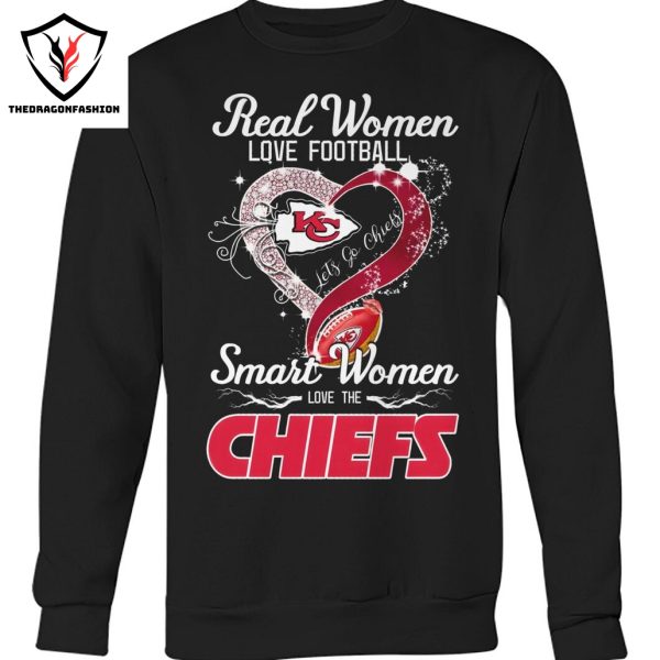 Real Women Love Football Smart Women Love The Kansas City Chiefs Unisex T-Shirt