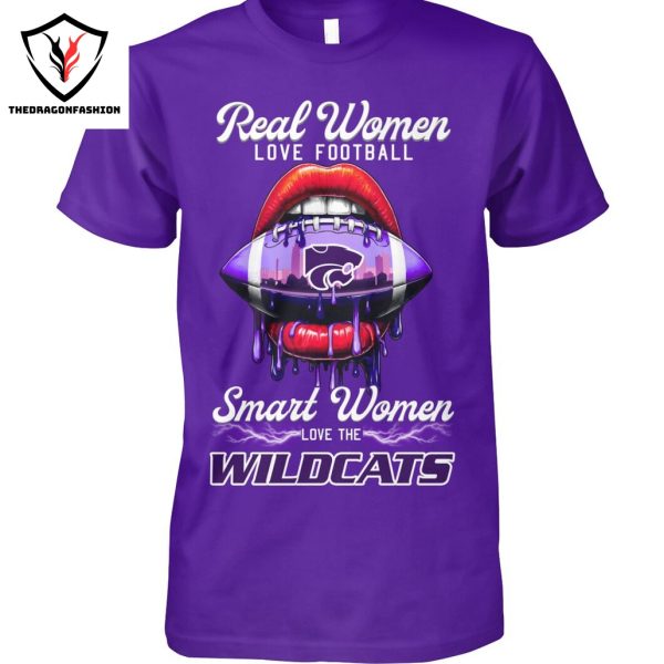 Real Women Love Football Smart Women Love The Kansas State Wildcats Unisex T-Shirt