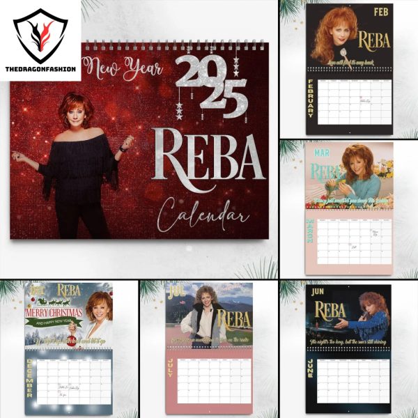 Reba McEntire Happy New Year 2025 Calendar