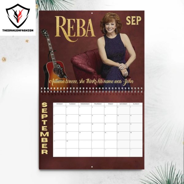 Reba McEntire Happy New Year 2025 Calendar