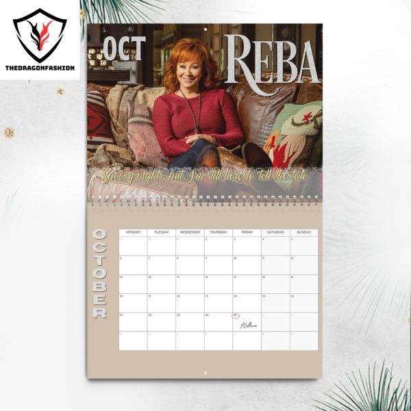 Reba McEntire Happy New Year 2025 Calendar