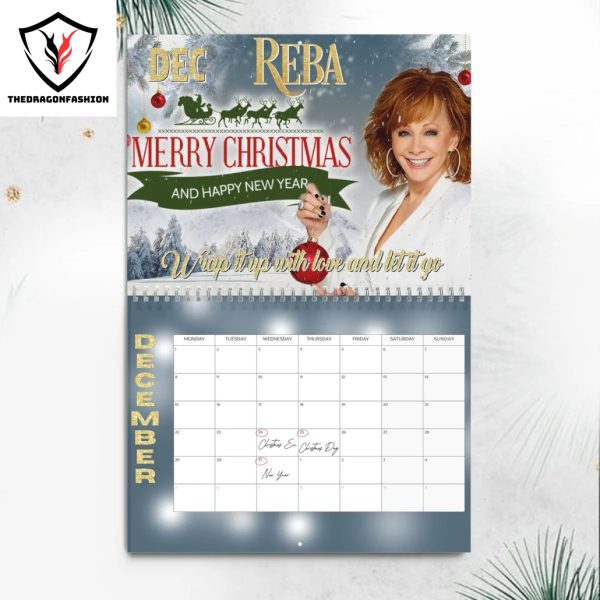 Reba McEntire Happy New Year 2025 Calendar