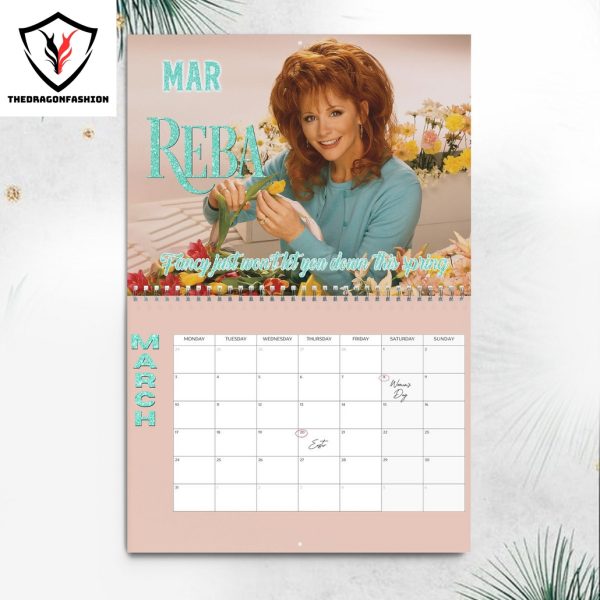 Reba McEntire Happy New Year 2025 Calendar