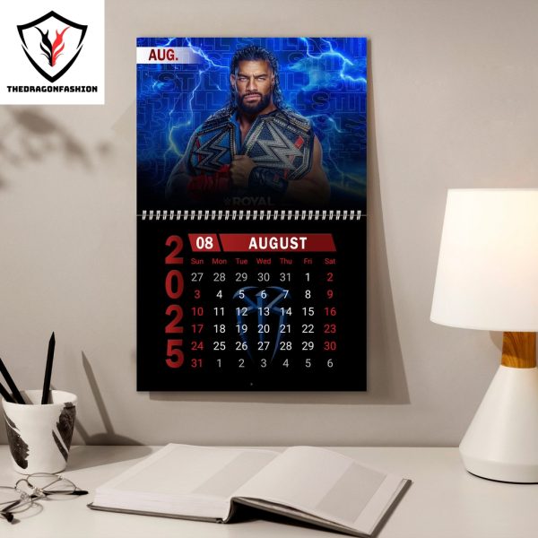 Roman Reigns Head Of The Table 2025 Calendar