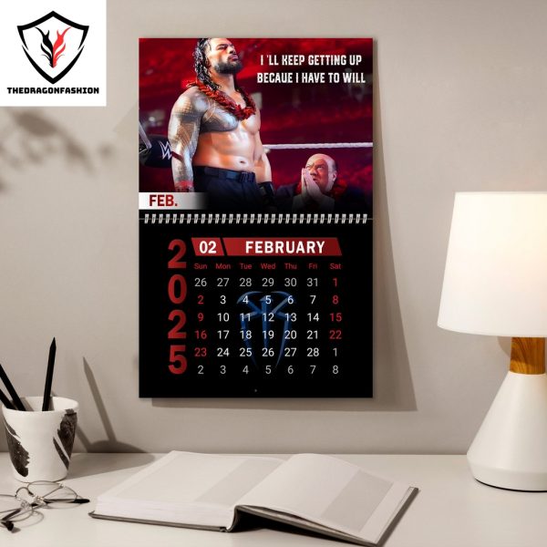 Roman Reigns Head Of The Table 2025 Calendar