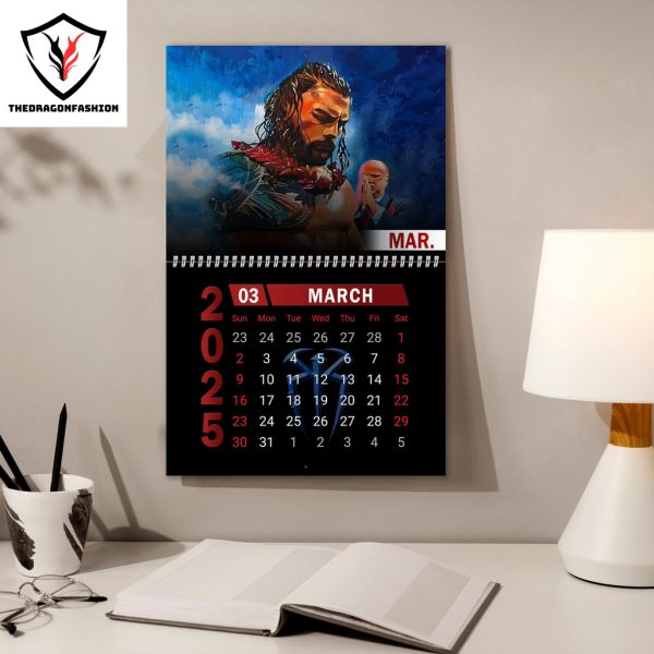 Roman Reigns Head Of The Table 2025 Calendar