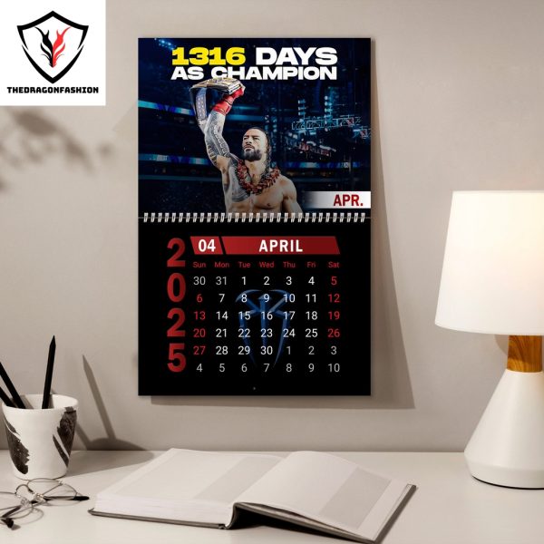 Roman Reigns Head Of The Table 2025 Calendar