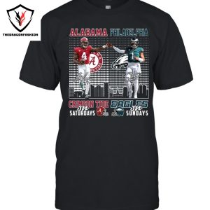 Alabama Crimson Tide x Philadelphia Eagles Signature Unisex T-Shirt