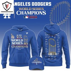 2024 World Series Champions Los Angeles Dodgers Players Signature Hoodie