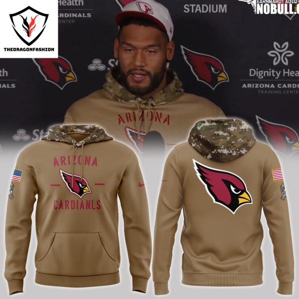 Salute To Service Arizona Cardinals Logo Hoodie