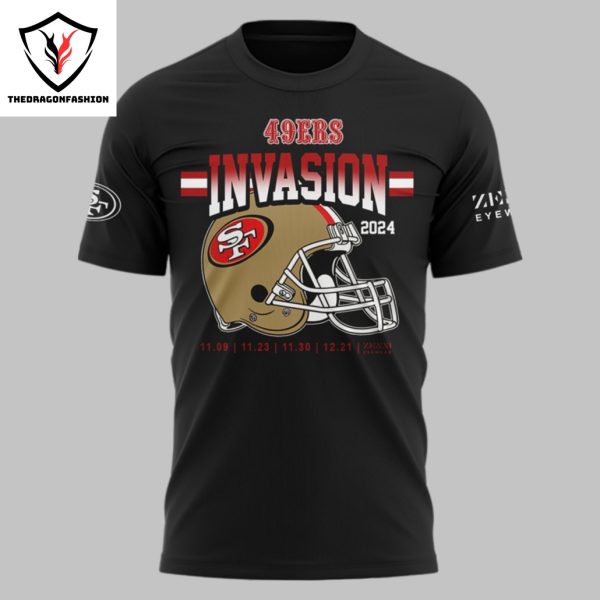 San Francisco 49ers Invasions Tour 2024 3D T-Shirt