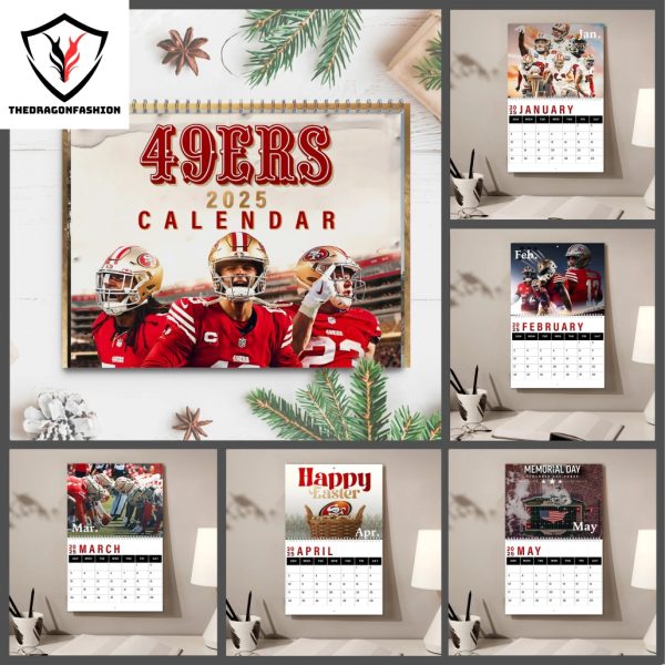 San Francisco 49ers New Year 2025 Calendar