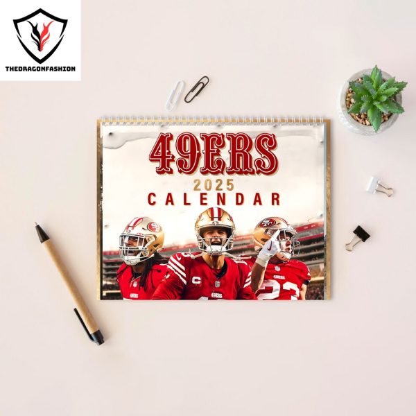 San Francisco 49ers New Year 2025 Calendar