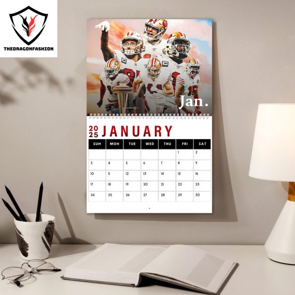 San Francisco 49ers New Year 2025 Calendar