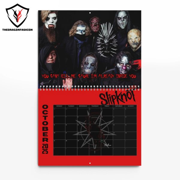 Slipknot New Year 2025 Calendar