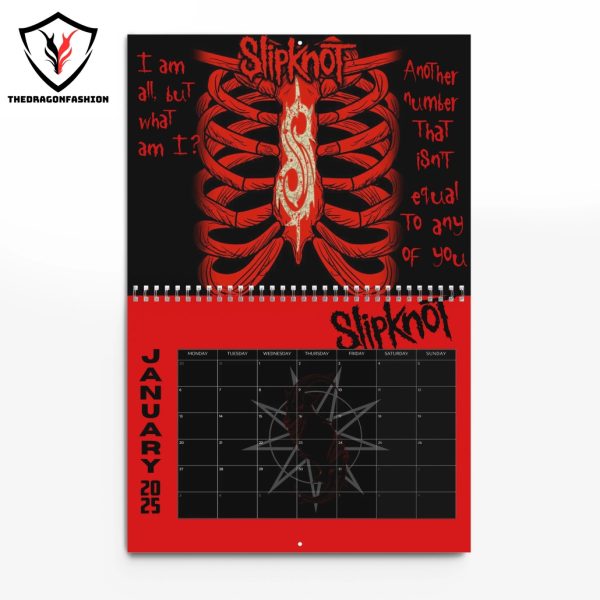 Slipknot New Year 2025 Calendar