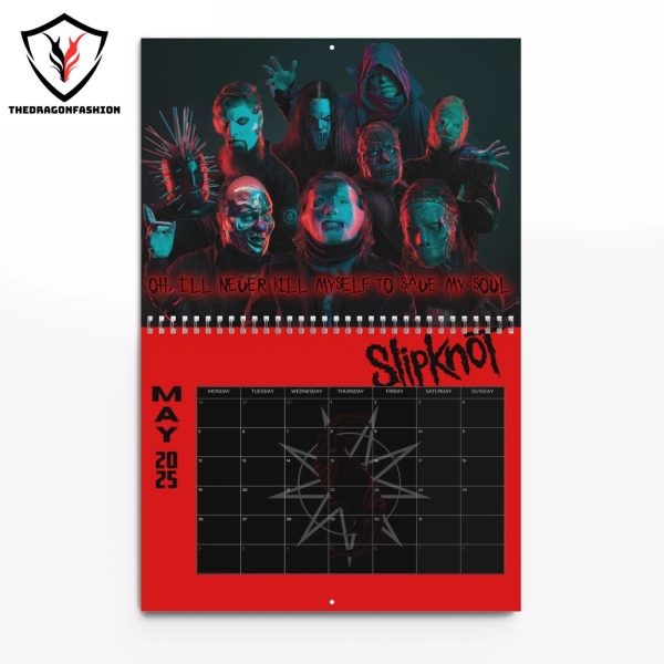 Slipknot New Year 2025 Calendar