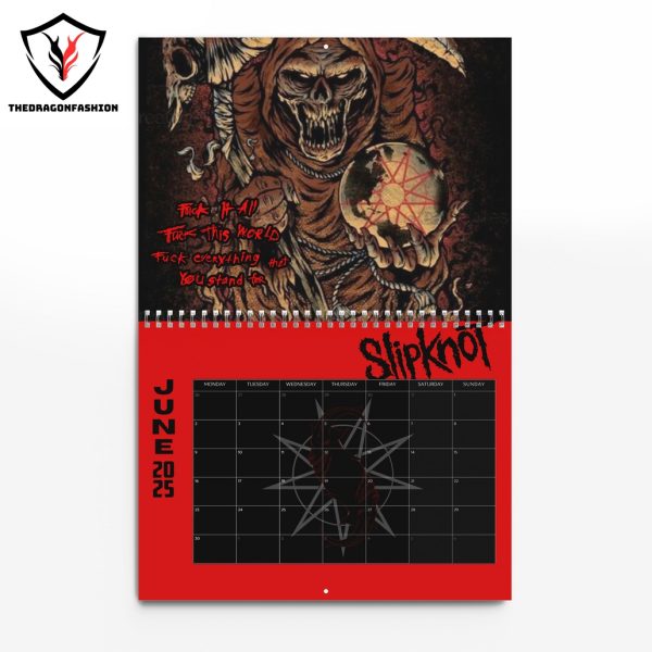 Slipknot New Year 2025 Calendar