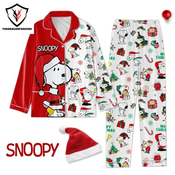 Snoopy Merry Christmas Pajamas Set