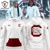 South Carolina Gamecocks Woman Basketball Hoodie – White