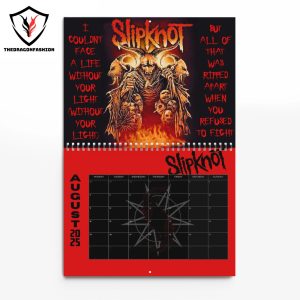 Slipknot New Year 2025 Calendar