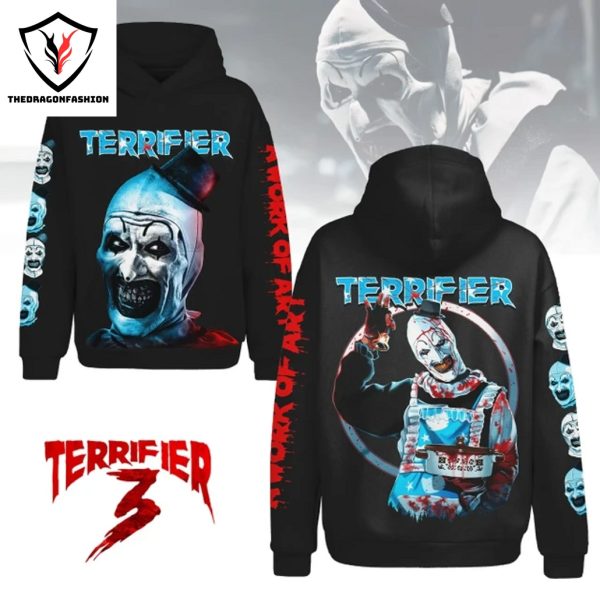 Terrifier 3 A Work Of Art Hoodie – Black