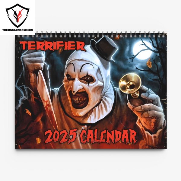 Terrifier Happy New Year 2025 Calendar