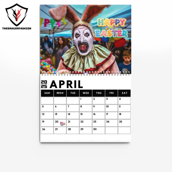 Terrifier Happy New Year 2025 Calendar