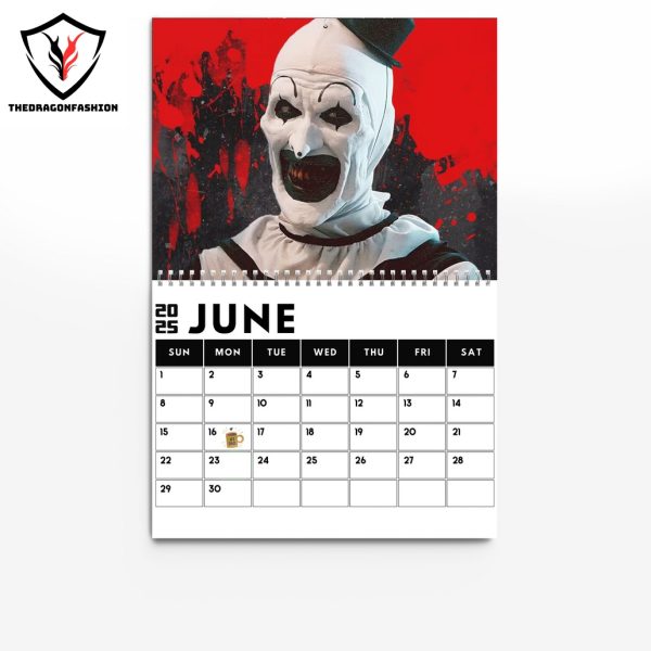 Terrifier Happy New Year 2025 Calendar