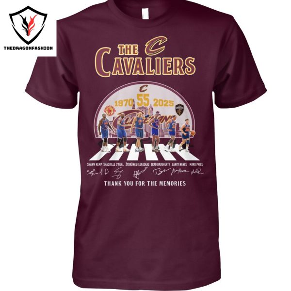 The Cleveland Cavaliers 1970-2025 Signature Thank You For The Memories Unisex T-Shirt