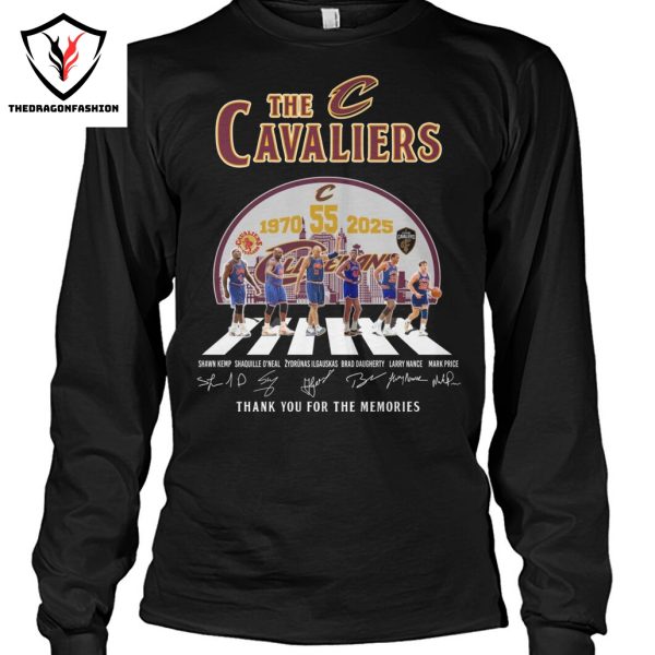 The Cleveland Cavaliers 1970-2025 Signature Thank You For The Memories Unisex T-Shirt