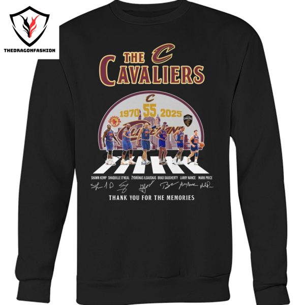 The Cleveland Cavaliers 1970-2025 Signature Thank You For The Memories Unisex T-Shirt