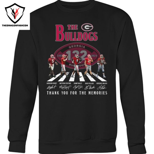 The Georgia Bulldogs 1892-2024 Signature Thank You For The Memories Unisex T-Shirt