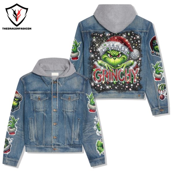 The Grinch – Grinchy Hooded Denim Jacket