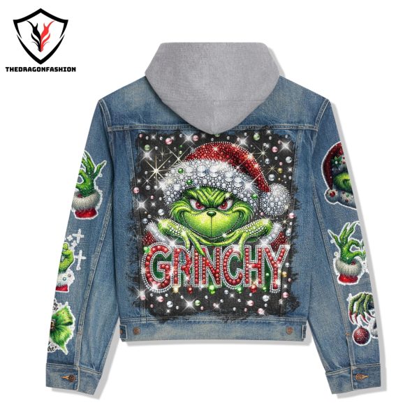 The Grinch – Grinchy Hooded Denim Jacket