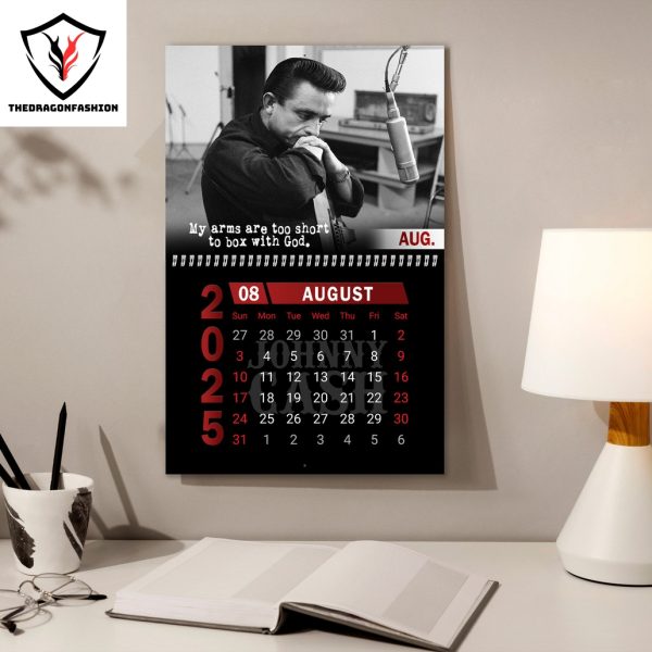 The Legend Of Johnny Cash 2025 Calendar