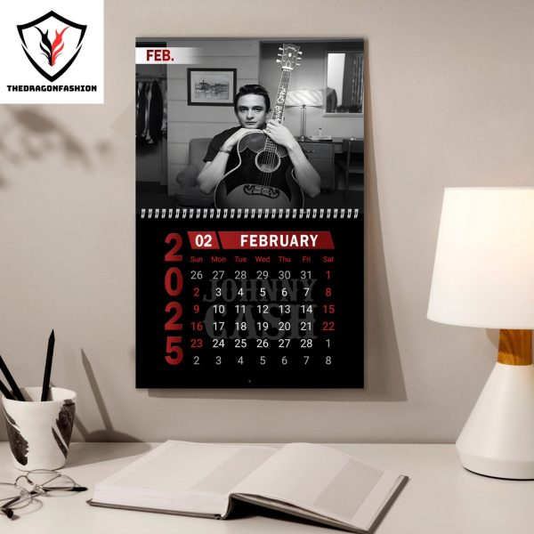 The Legend Of Johnny Cash 2025 Calendar