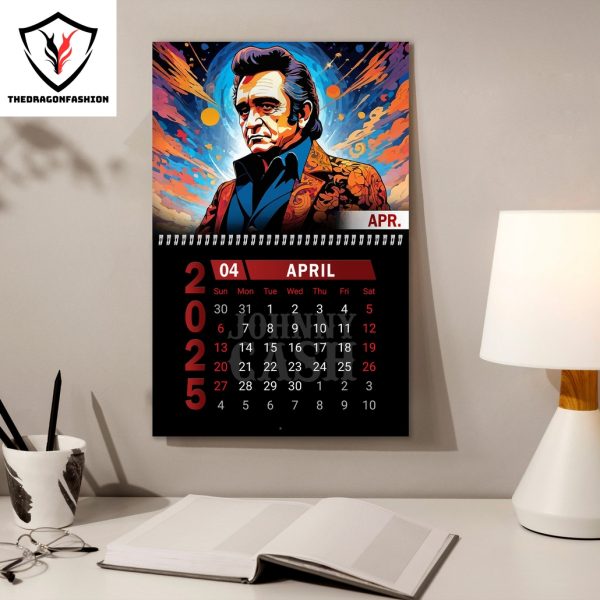 The Legend Of Johnny Cash 2025 Calendar